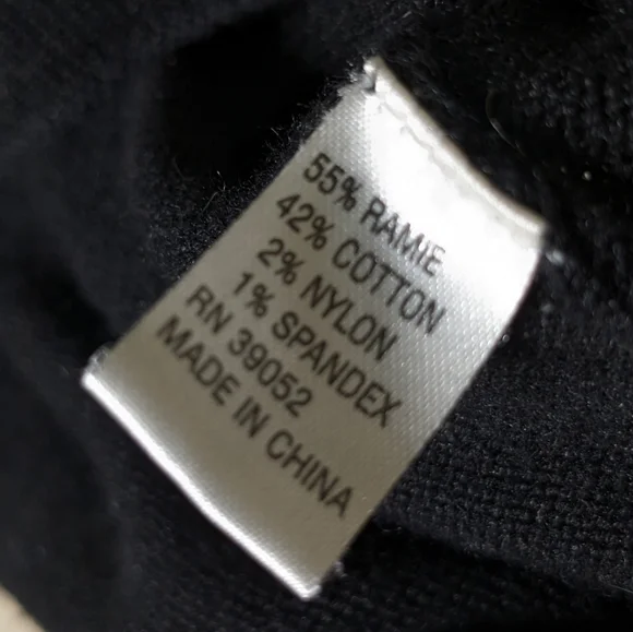 Rock Steady Cropped Crew Sweater with Cream Swallow Tail Motifs - Picture 7 of 8